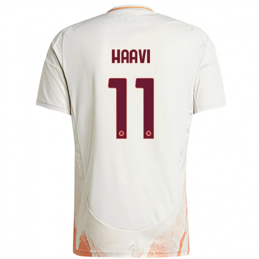 Danxen Herren Emilie Haavi #11 Cremeweiß Orange Auswärtstrikot Trikot 2024/25 T-Shirt Schweiz