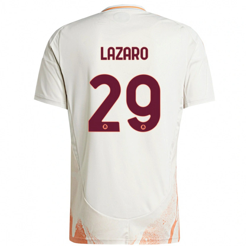 Danxen Herren Paloma Lazaro #29 Cremeweiß Orange Auswärtstrikot Trikot 2024/25 T-Shirt Schweiz