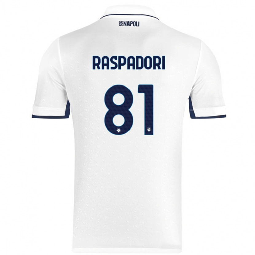 Danxen Herren Giacomo Raspadori #81 Weiß Königsblau Auswärtstrikot Trikot 2024/25 T-Shirt Schweiz