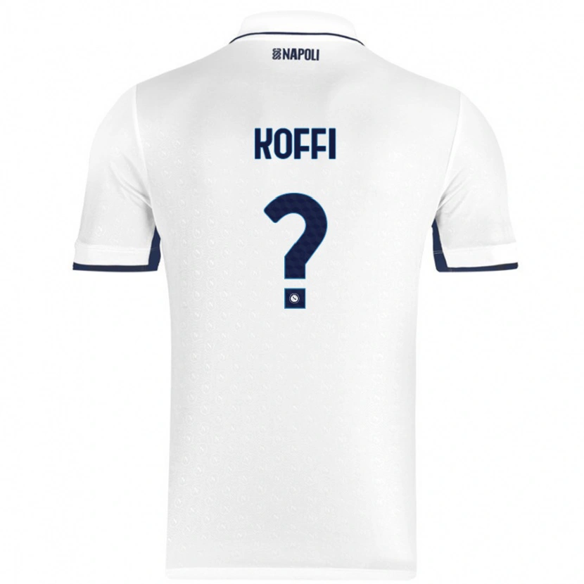 Danxen Herren Cedrick Koffi #0 Weiß Königsblau Auswärtstrikot Trikot 2024/25 T-Shirt Schweiz