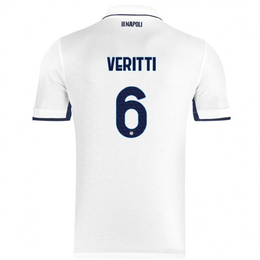 Danxen Herren Federica Veritti #6 Weiß Königsblau Auswärtstrikot Trikot 2024/25 T-Shirt Schweiz