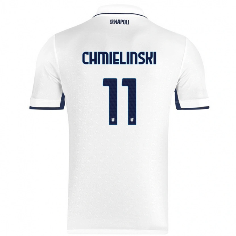 Danxen Herren Gina Chmielinski #11 Weiß Königsblau Auswärtstrikot Trikot 2024/25 T-Shirt Schweiz