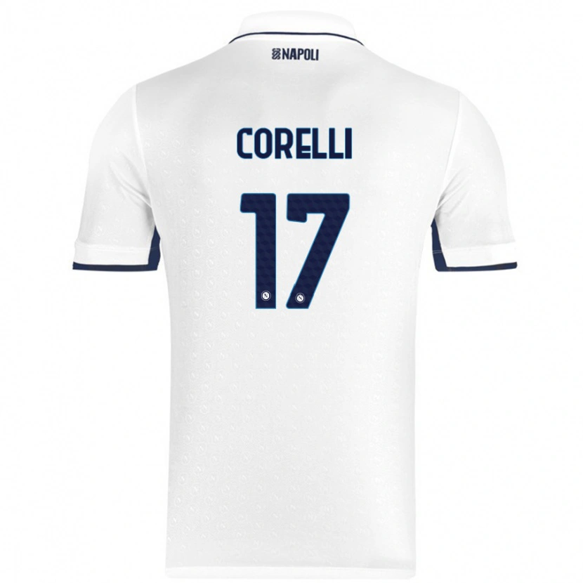 Danxen Herren Alice Corelli #17 Weiß Königsblau Auswärtstrikot Trikot 2024/25 T-Shirt Schweiz