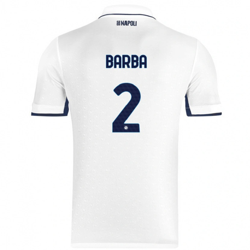 Danxen Herren Benedetto Barba #2 Weiß Königsblau Auswärtstrikot Trikot 2024/25 T-Shirt Schweiz