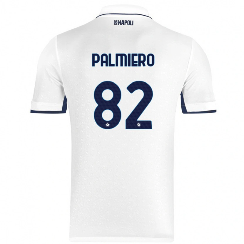 Danxen Herren Luca Palmiero #82 Weiß Königsblau Auswärtstrikot Trikot 2024/25 T-Shirt Schweiz