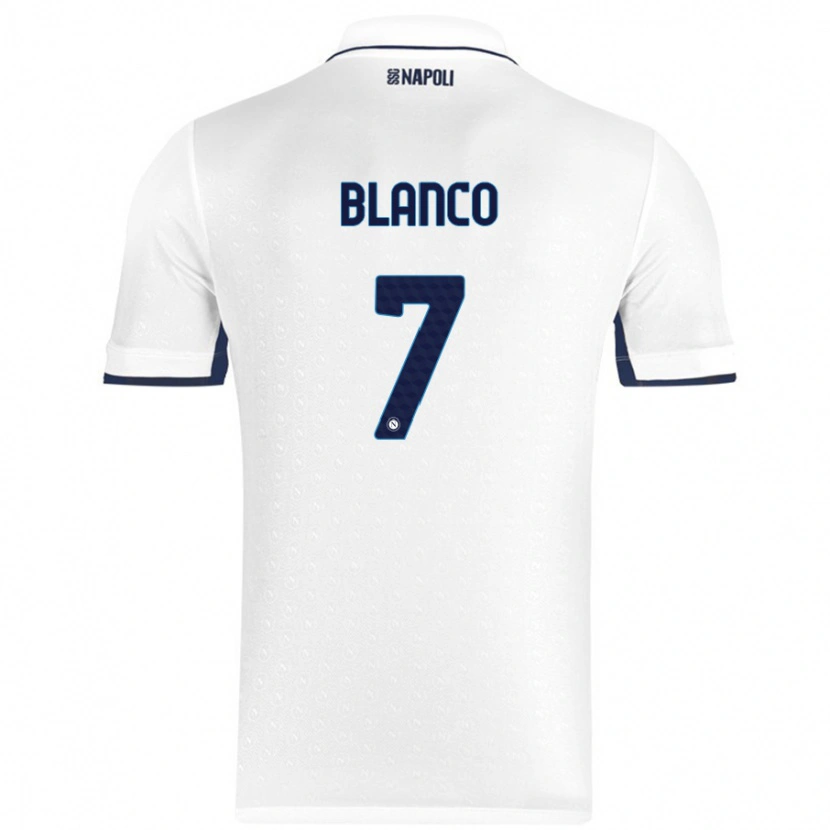 Danxen Herren Gimena Blanco #7 Weiß Königsblau Auswärtstrikot Trikot 2024/25 T-Shirt Schweiz