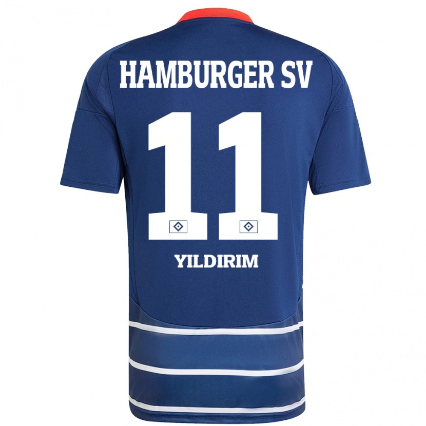 Danxen Herren Mehmet Yildirim #11 Dunkelblau Auswärtstrikot Trikot 2024/25 T-Shirt Schweiz