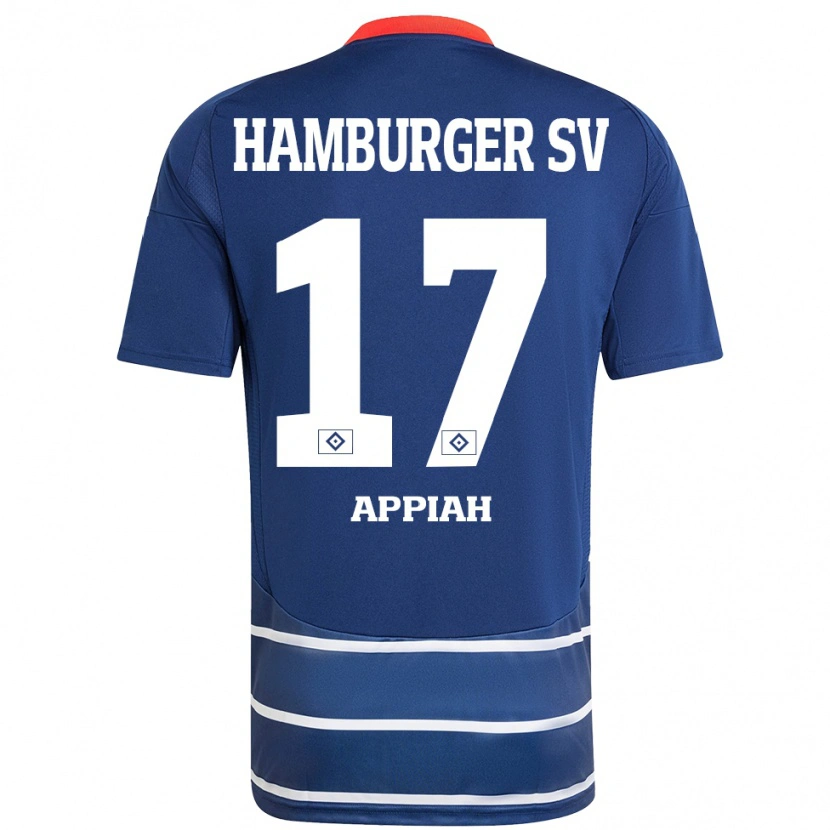 Danxen Herren Emmanuel Appiah #17 Dunkelblau Auswärtstrikot Trikot 2024/25 T-Shirt Schweiz