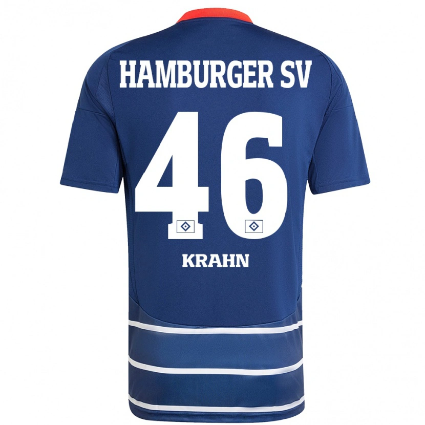 Danxen Herren Elijah Krahn #46 Dunkelblau Auswärtstrikot Trikot 2024/25 T-Shirt Schweiz