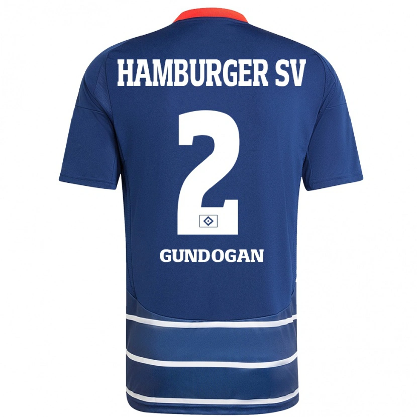 Danxen Herren Haci Gündogan #2 Dunkelblau Auswärtstrikot Trikot 2024/25 T-Shirt Schweiz