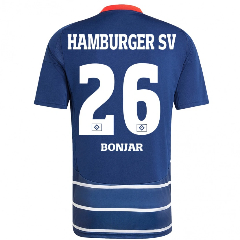 Danxen Herren Amir Bonjar #26 Dunkelblau Auswärtstrikot Trikot 2024/25 T-Shirt Schweiz