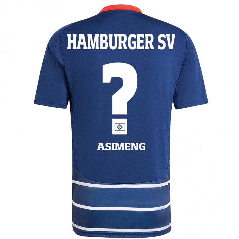 Danxen Herren Christopher Asimeng #0 Dunkelblau Auswärtstrikot Trikot 2024/25 T-Shirt Schweiz