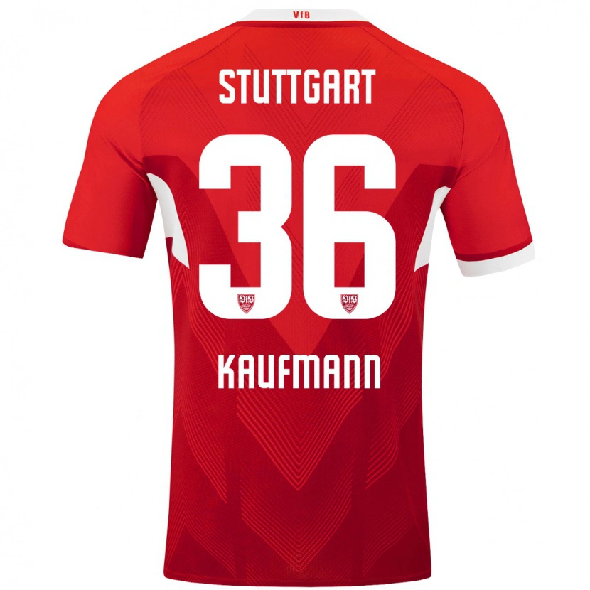 Danxen Herren Tino Kaufmann #36 Rot Weiß Auswärtstrikot Trikot 2024/25 T-Shirt Schweiz