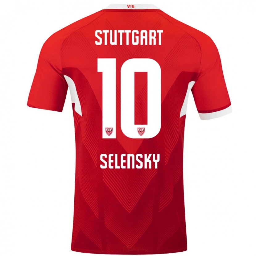 Danxen Herren Anja Selensky #10 Rot Weiß Auswärtstrikot Trikot 2024/25 T-Shirt Schweiz