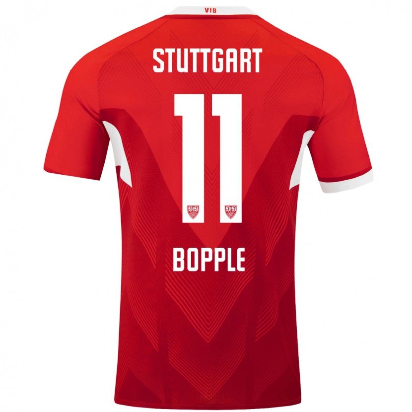 Danxen Herren Teresa Böpple #11 Rot Weiß Auswärtstrikot Trikot 2024/25 T-Shirt Schweiz