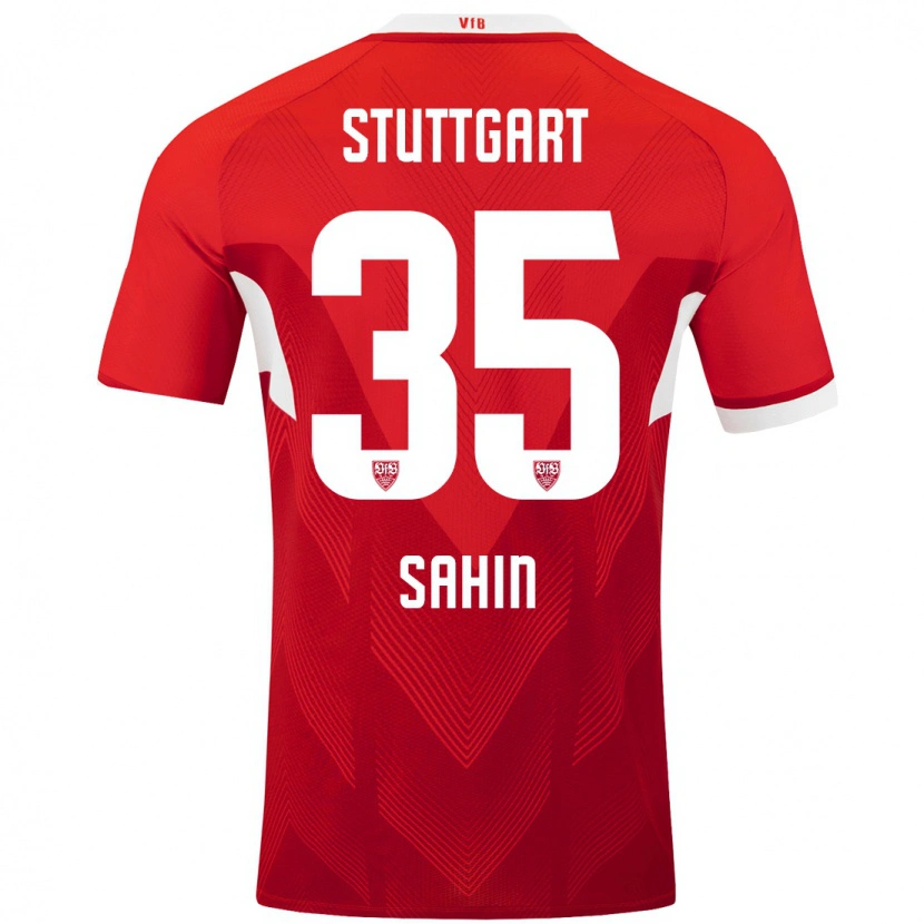 Danxen Herren Mehmet Sahin #35 Rot Weiß Auswärtstrikot Trikot 2024/25 T-Shirt Schweiz