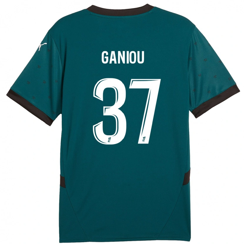 Danxen Herren Ismaëlo Ganiou #37 Dunkelgrün Auswärtstrikot Trikot 2024/25 T-Shirt Schweiz