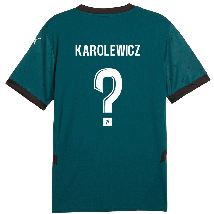 Danxen Herren Roman Karolewicz #0 Dunkelgrün Auswärtstrikot Trikot 2024/25 T-Shirt Schweiz