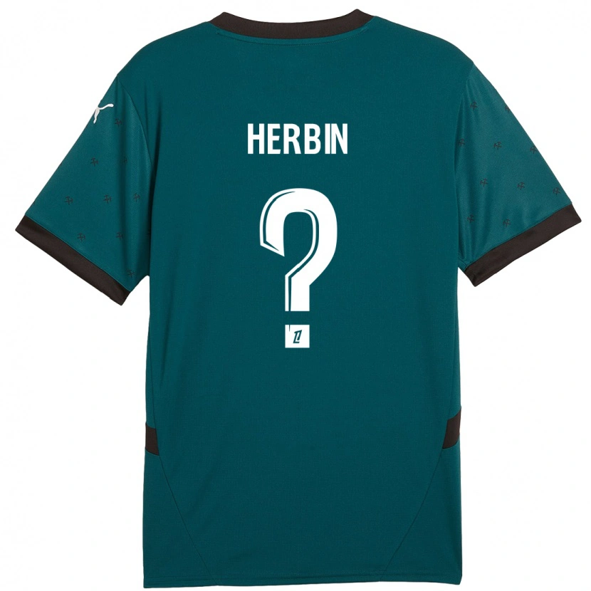 Danxen Herren Grégoire Herbin #0 Dunkelgrün Auswärtstrikot Trikot 2024/25 T-Shirt Schweiz