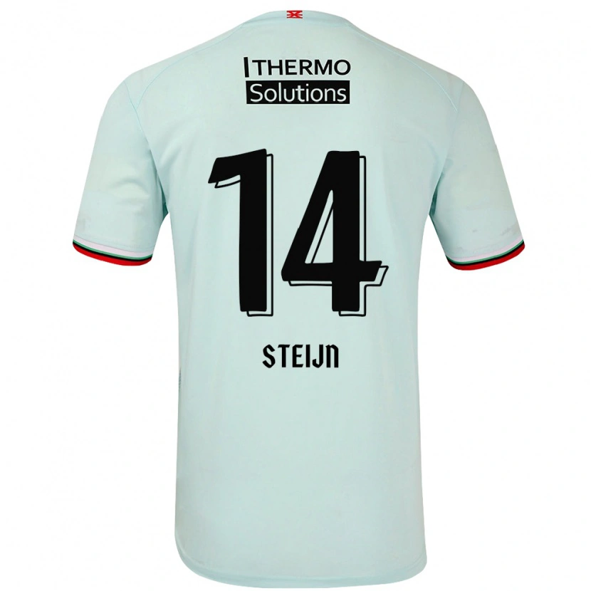 Danxen Herren Sem Steijn #14 Hellgrün Auswärtstrikot Trikot 2024/25 T-Shirt Schweiz