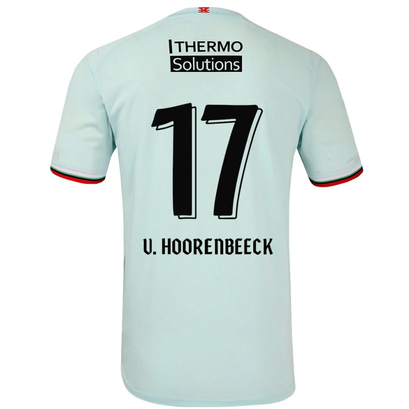 Danxen Herren Alec Van Hoorenbeeck #17 Hellgrün Auswärtstrikot Trikot 2024/25 T-Shirt Schweiz