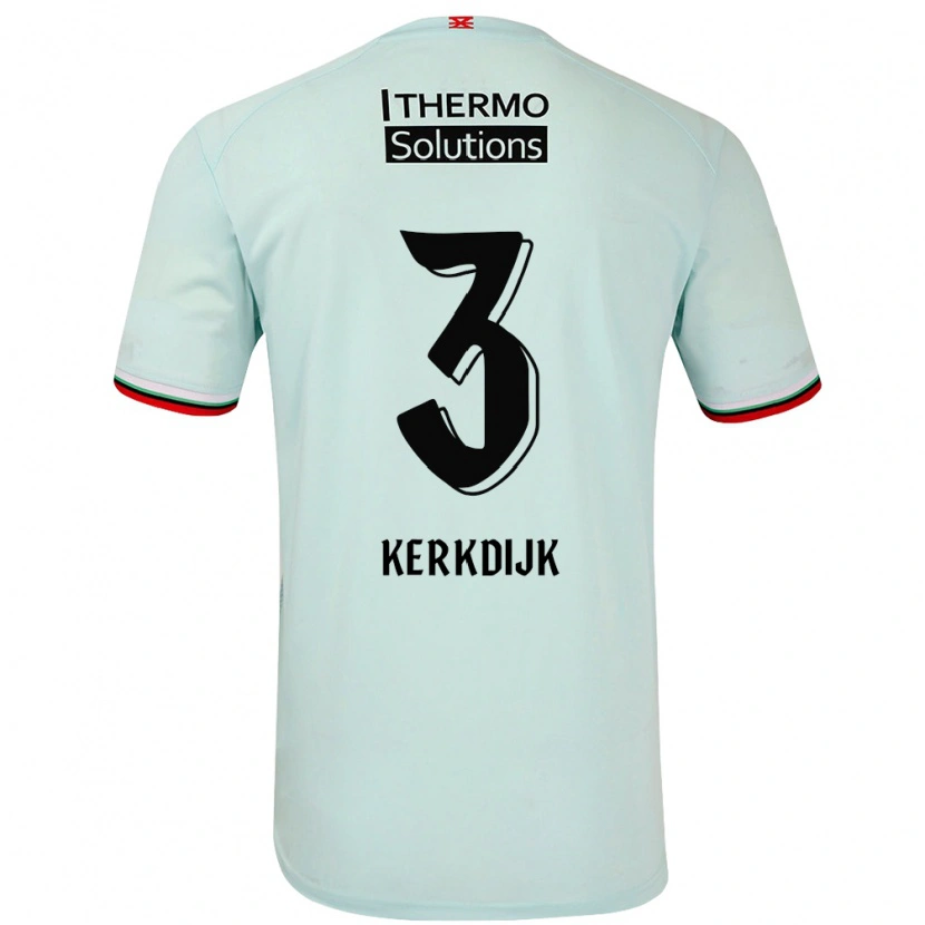 Danxen Herren Danique Kerkdijk #3 Hellgrün Auswärtstrikot Trikot 2024/25 T-Shirt Schweiz