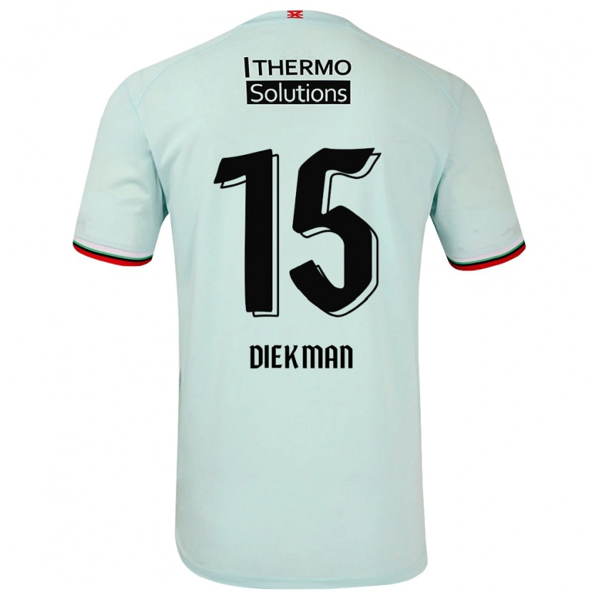 Danxen Herren Jill Diekman #15 Hellgrün Auswärtstrikot Trikot 2024/25 T-Shirt Schweiz