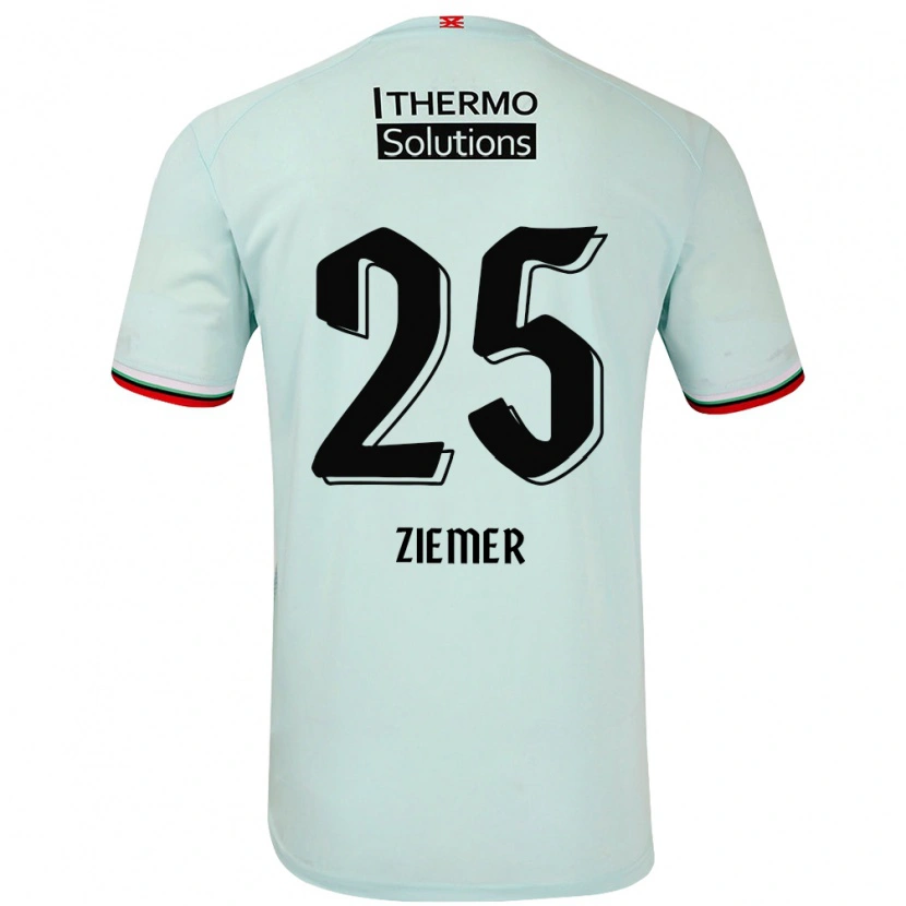 Danxen Herren Taylor Ziemer #25 Hellgrün Auswärtstrikot Trikot 2024/25 T-Shirt Schweiz