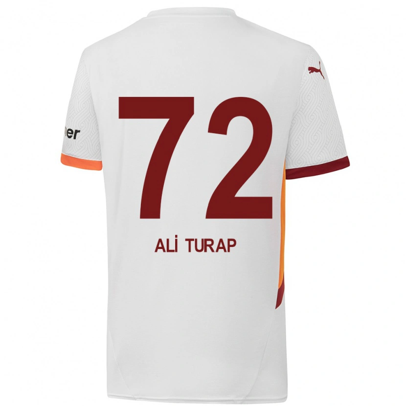 Danxen Herren Ali Turap Bülbül #72 Weiß Gelb Rot Auswärtstrikot Trikot 2024/25 T-Shirt Schweiz