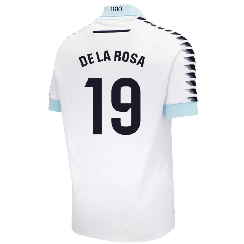 Danxen Herren José Antonio De La Rosa #19 Weiß Blau Auswärtstrikot Trikot 2024/25 T-Shirt Schweiz