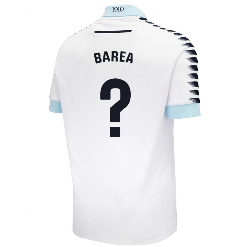 Danxen Herren Pablo Barea #0 Weiß Blau Auswärtstrikot Trikot 2024/25 T-Shirt Schweiz