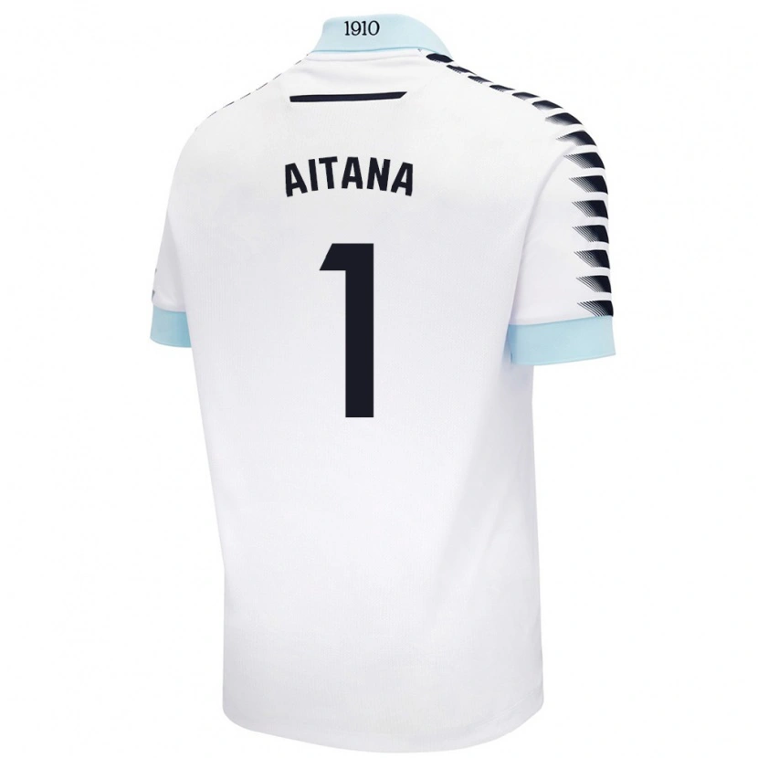 Danxen Herren Aitana #1 Weiß Blau Auswärtstrikot Trikot 2024/25 T-Shirt Schweiz