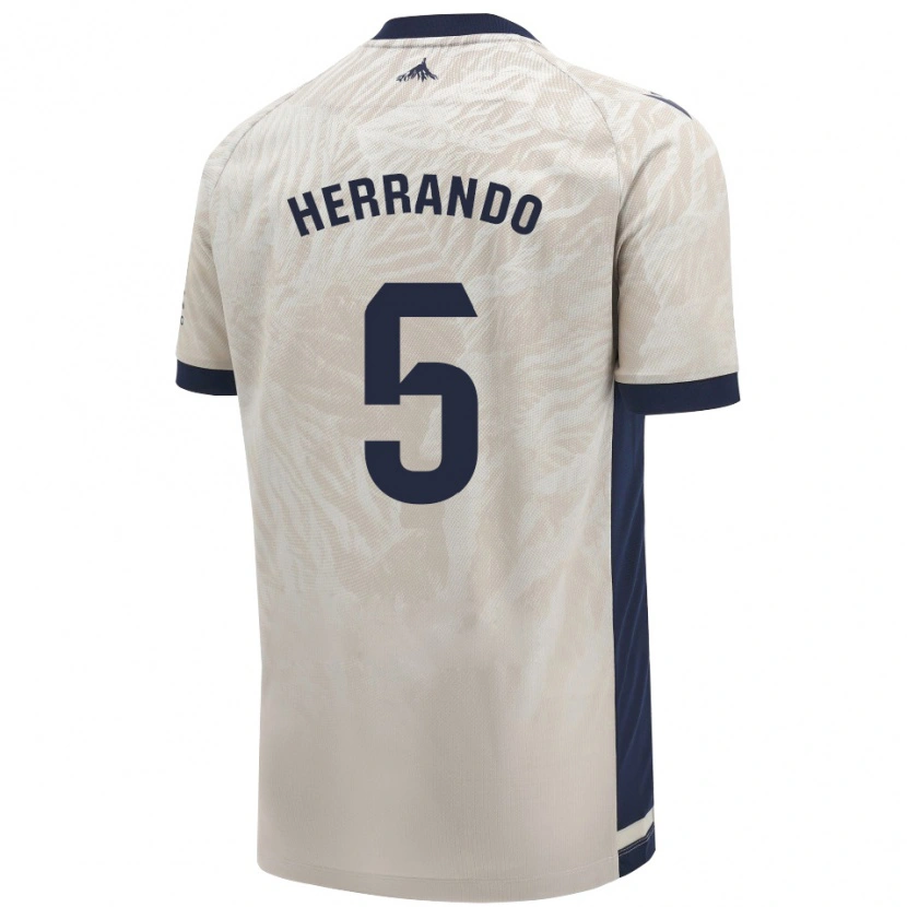 Danxen Herren Jorge Herrando #5 Hellgrau Auswärtstrikot Trikot 2024/25 T-Shirt Schweiz