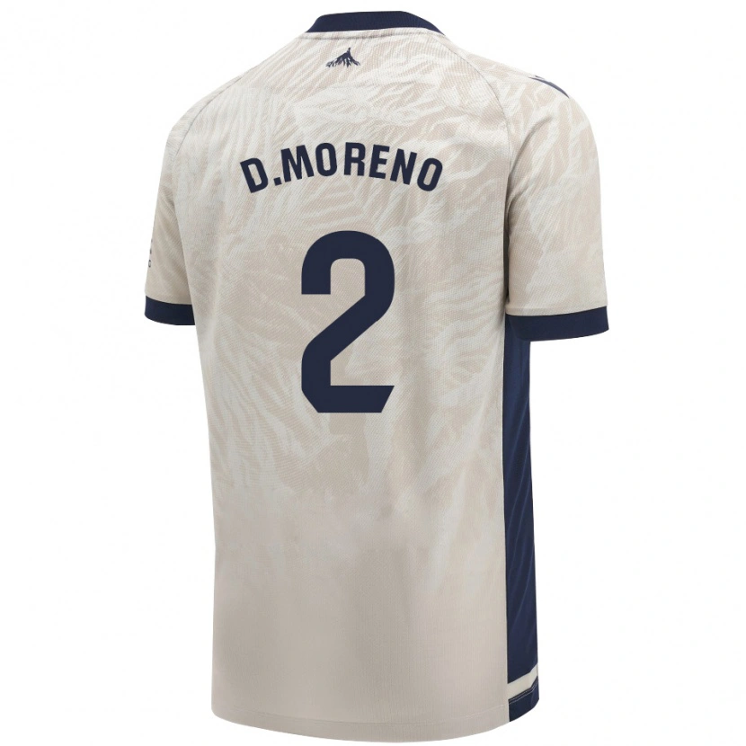 Danxen Herren Diego Moreno #2 Hellgrau Auswärtstrikot Trikot 2024/25 T-Shirt Schweiz