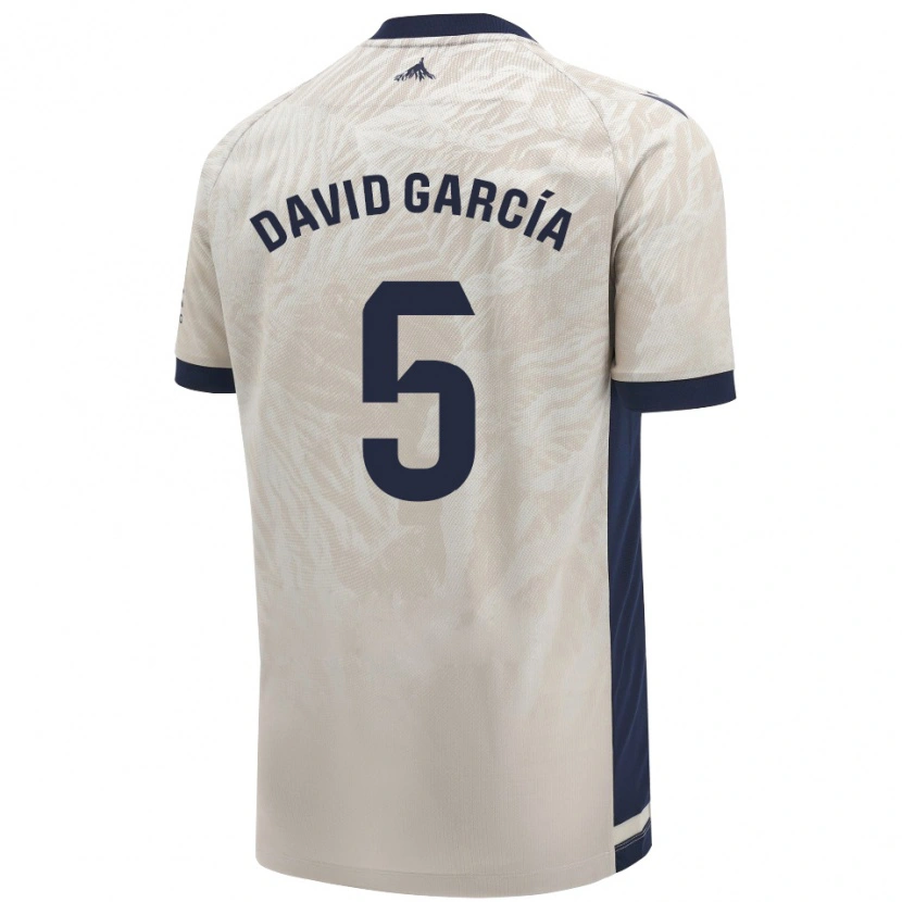 Danxen Herren David García #5 Hellgrau Auswärtstrikot Trikot 2024/25 T-Shirt Schweiz