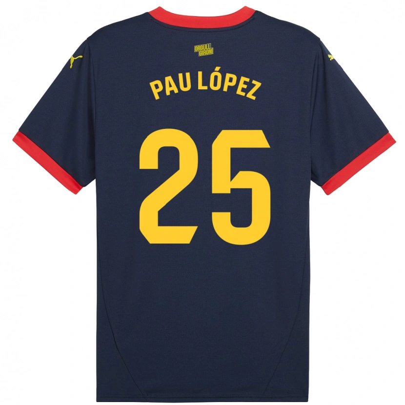 Danxen Herren Pau López #25 Marinerot Auswärtstrikot Trikot 2024/25 T-Shirt Schweiz