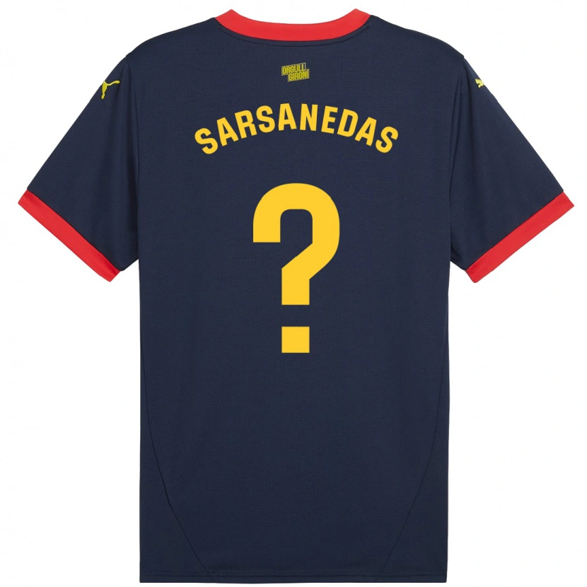 Danxen Herren Joao Sarsanedas #0 Marinerot Auswärtstrikot Trikot 2024/25 T-Shirt Schweiz