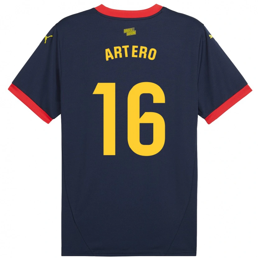 Danxen Herren Ricard Artero #16 Marinerot Auswärtstrikot Trikot 2024/25 T-Shirt Schweiz