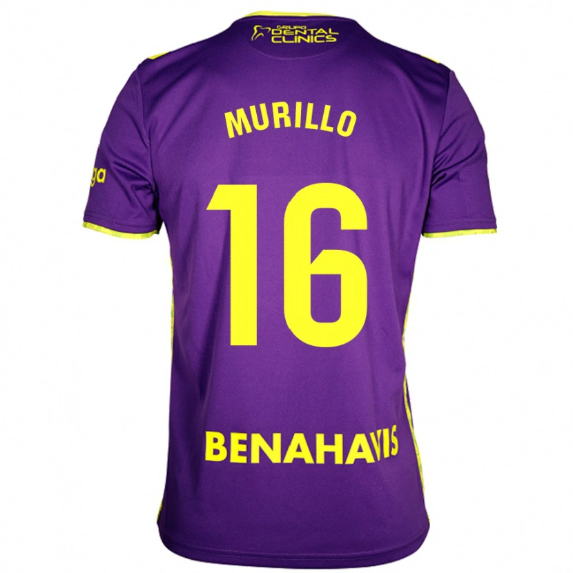 Danxen Herren Diego Murillo #16 Lila Gelb Auswärtstrikot Trikot 2024/25 T-Shirt Schweiz