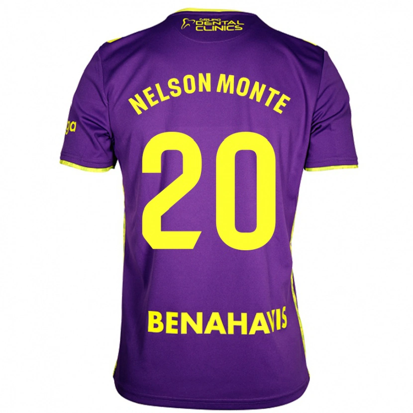 Danxen Herren Nélson Monte #20 Lila Gelb Auswärtstrikot Trikot 2024/25 T-Shirt Schweiz