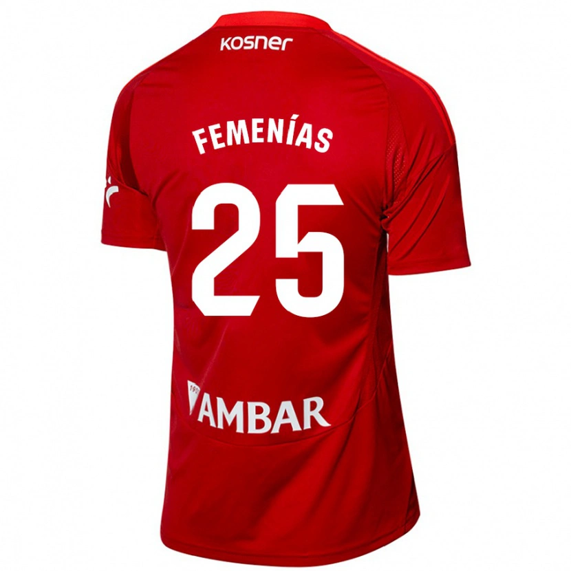 Danxen Herren Joan Femenías #25 Weiß Blau Auswärtstrikot Trikot 2024/25 T-Shirt Schweiz