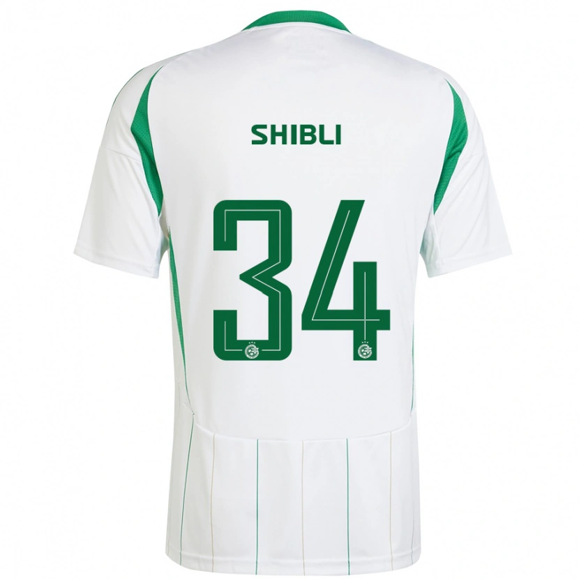 Danxen Herren Hamza Shibli #34 Weiß Grün Auswärtstrikot Trikot 2024/25 T-Shirt Schweiz