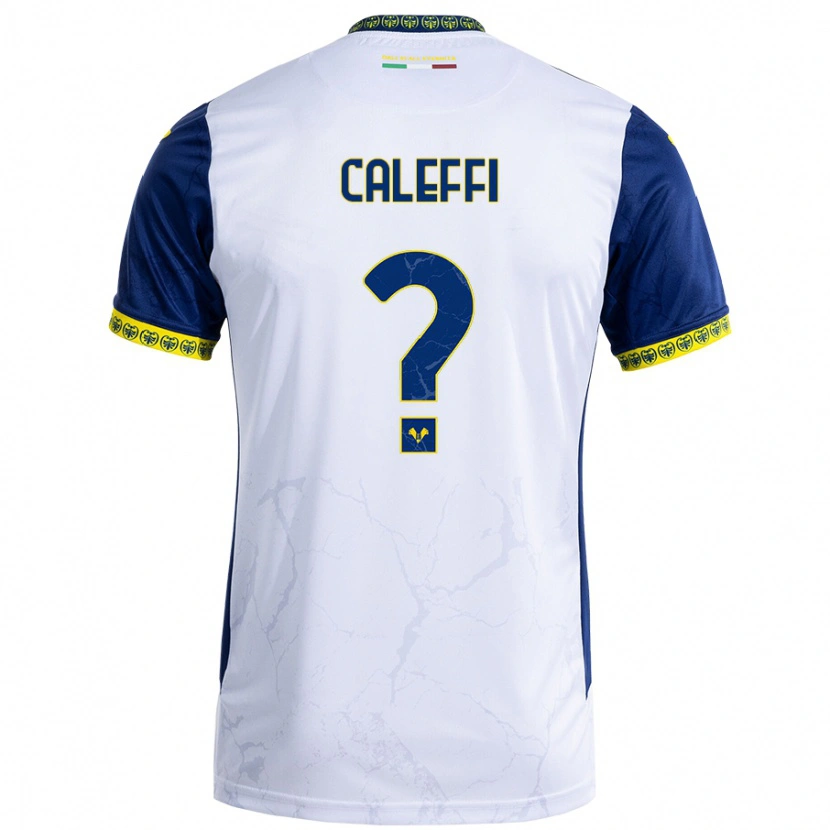 Danxen Herren Andrea Caleffi #0 Weiß Blau Auswärtstrikot Trikot 2024/25 T-Shirt Schweiz