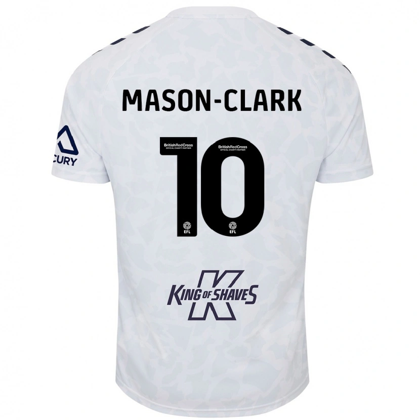 Danxen Herren Ephron Mason-Clark #10 Weiß Auswärtstrikot Trikot 2024/25 T-Shirt Schweiz