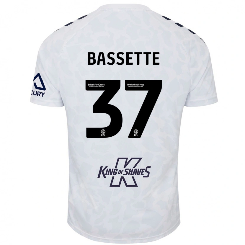 Danxen Herren Norman Bassette #37 Weiß Auswärtstrikot Trikot 2024/25 T-Shirt Schweiz