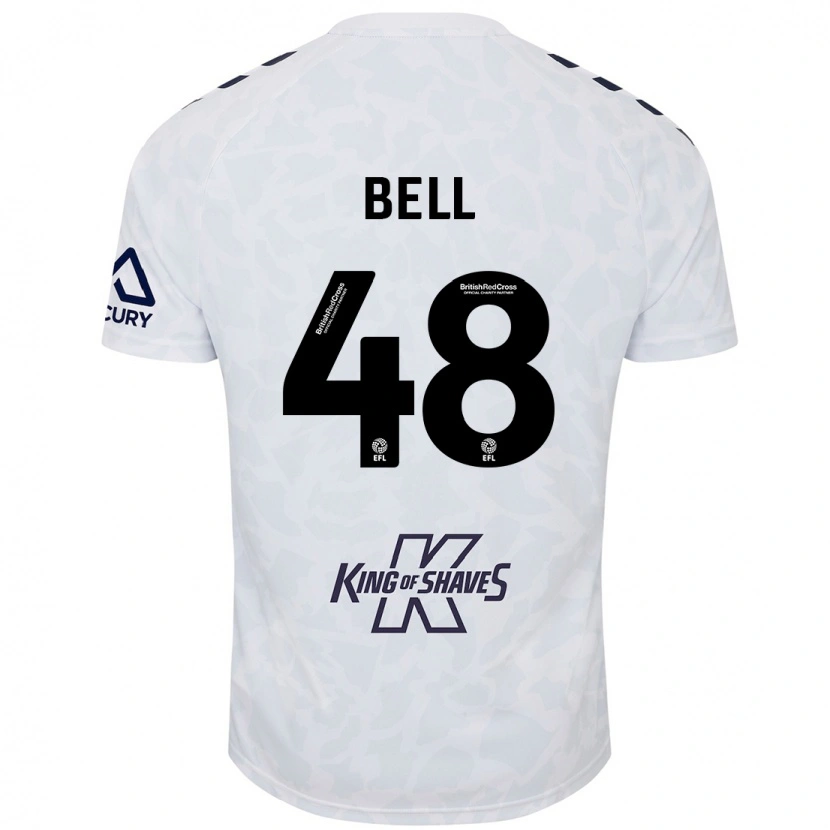 Danxen Herren Luke Bell #48 Weiß Auswärtstrikot Trikot 2024/25 T-Shirt Schweiz