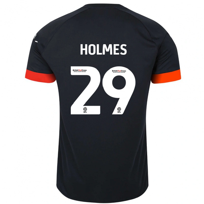 Danxen Herren Tom Holmes #29 Schwarz Orange Auswärtstrikot Trikot 2024/25 T-Shirt Schweiz