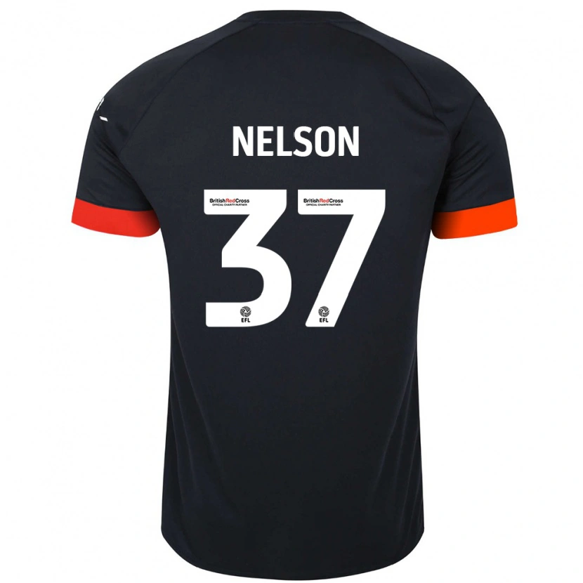 Danxen Herren Zack Nelson #37 Schwarz Orange Auswärtstrikot Trikot 2024/25 T-Shirt Schweiz