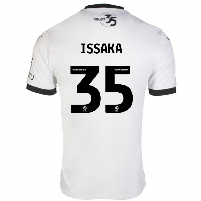 Danxen Herren Freddie Issaka #35 Weiß Schwarz Auswärtstrikot Trikot 2024/25 T-Shirt Schweiz