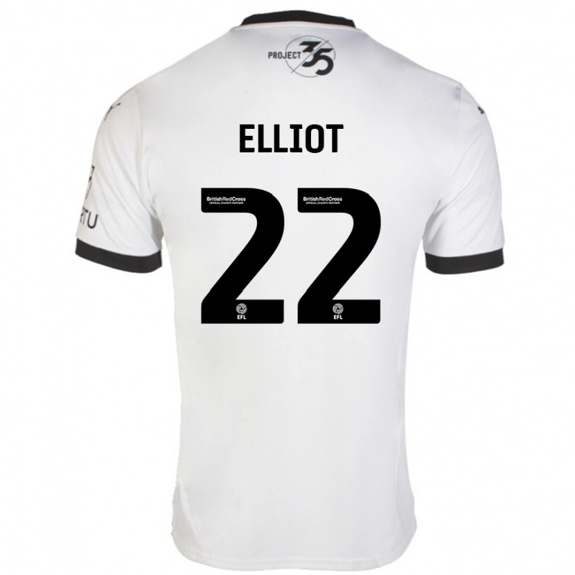 Danxen Herren Emily Elliot #22 Weiß Schwarz Auswärtstrikot Trikot 2024/25 T-Shirt Schweiz